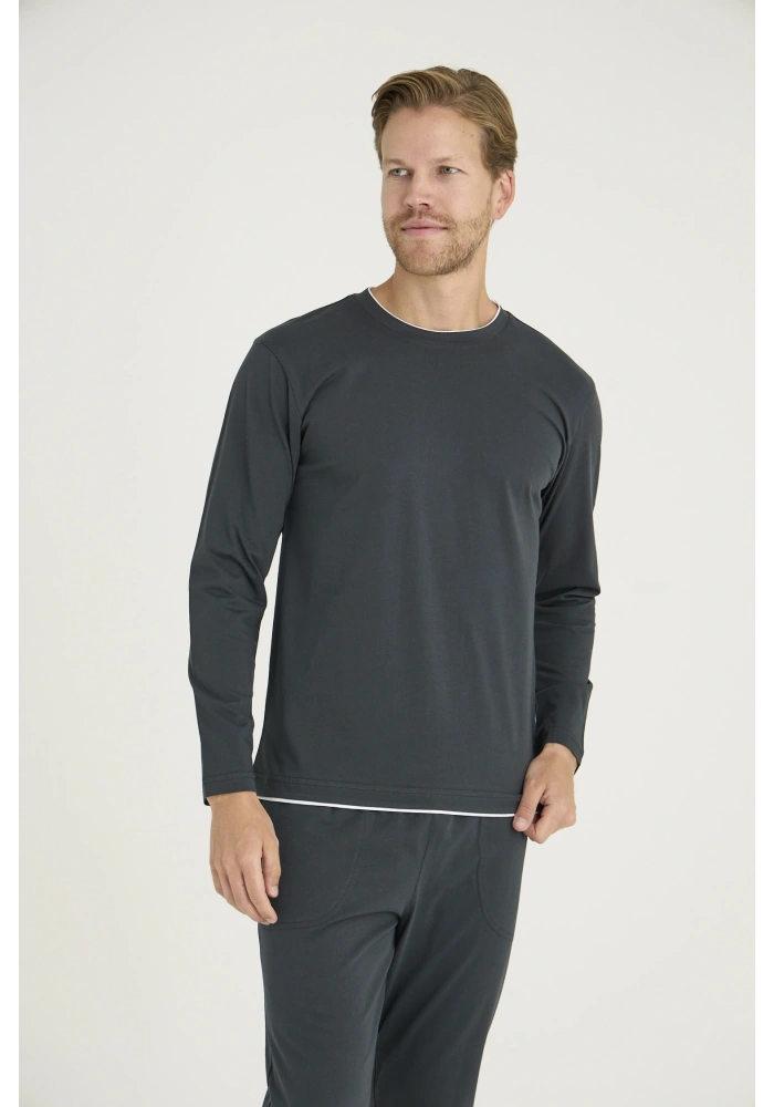 Kocabey 9222 Erkek O.Yaka Pijama Takım