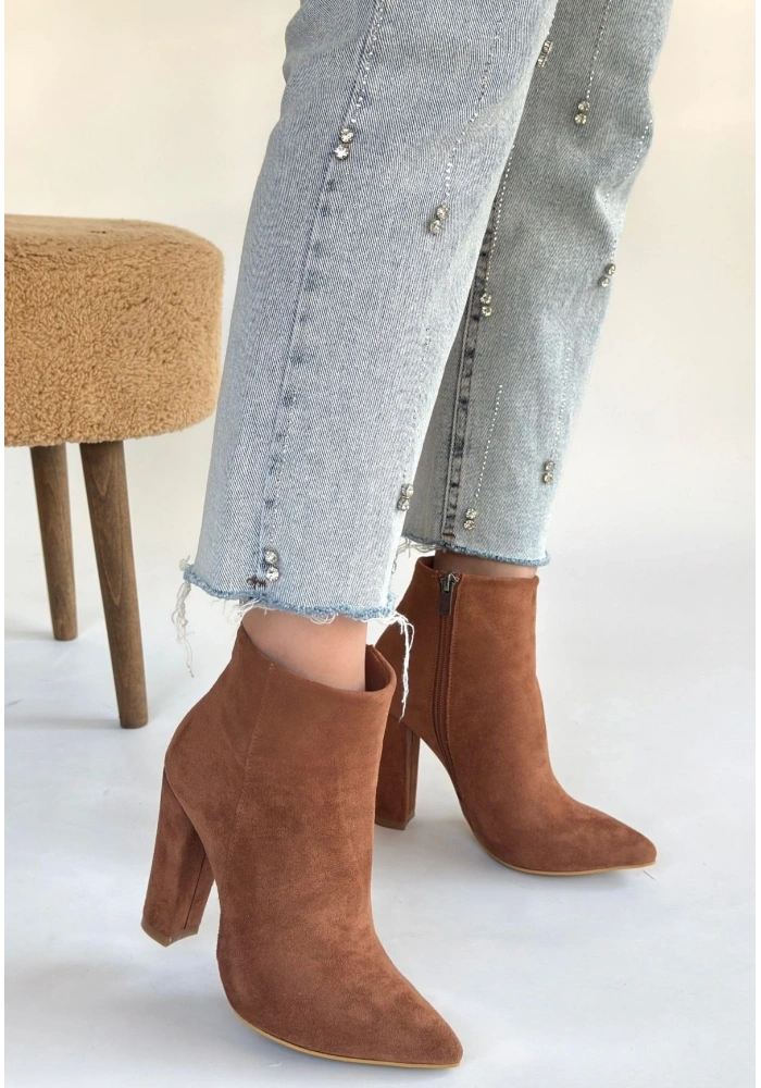 Loora Vizon Süet Topuklu Bot