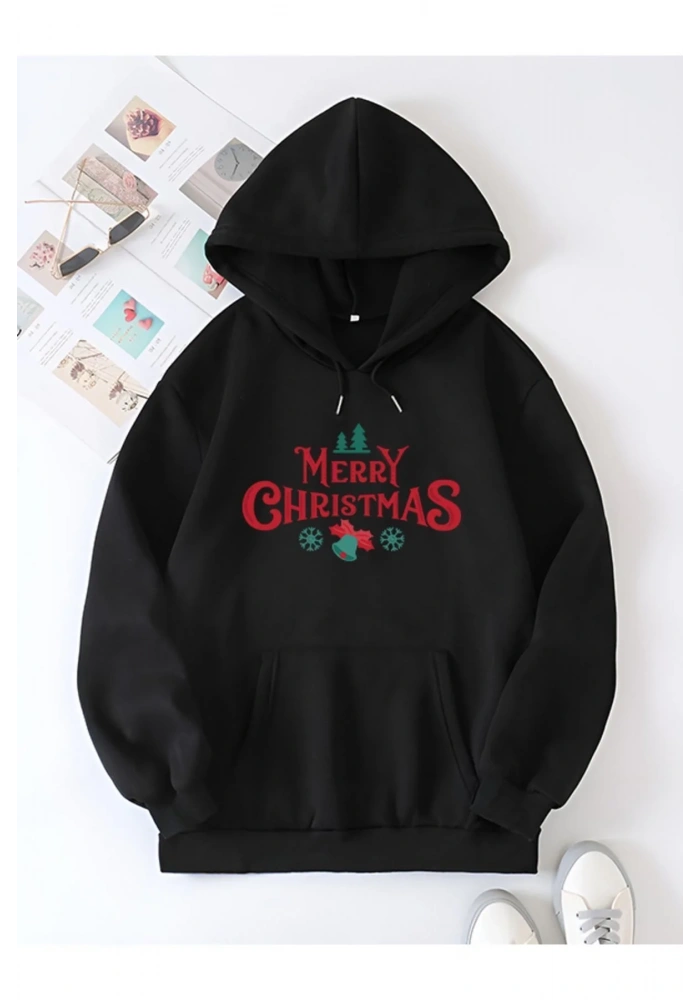 Merry Chrıstmas Sweatshirt & Hodie - Siyah