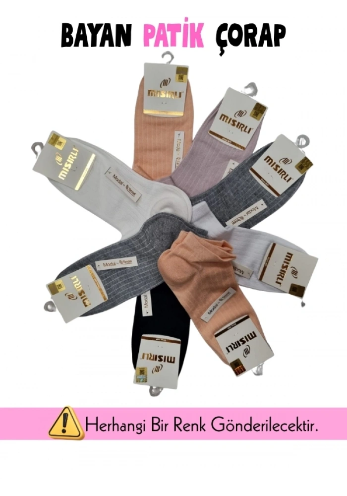 Mısırlı 71203 Bayan Modal Patik Çorap