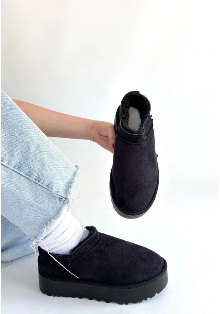 Mitay Siyah Süet Bot