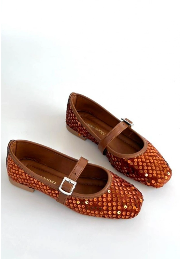 Moden Taba Süet Babet Ayakkabı