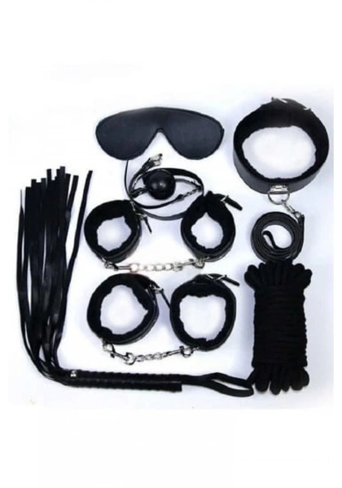 Nıghtlıght 8014 Fantezi 7Li Kırbaç Ve Kelepçe Set