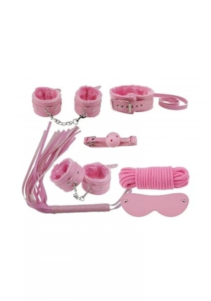 Nıghtlıght 8014 Fantezi 7Li Kırbaç Ve Kelepçe Set