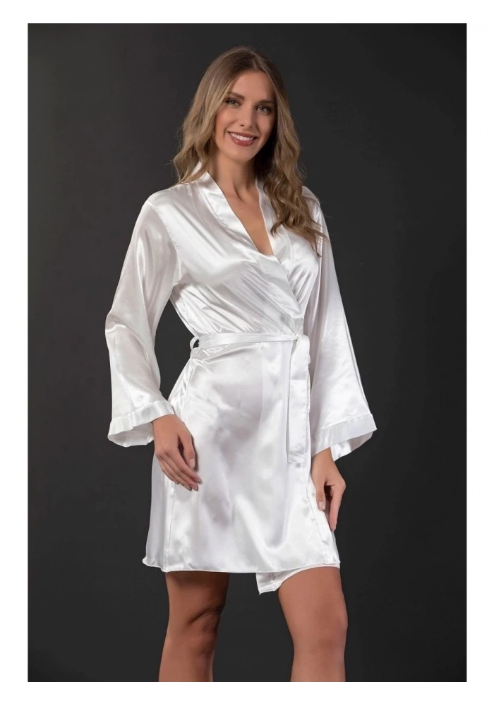 Nilay 652 Kısa Saten Sabahlık