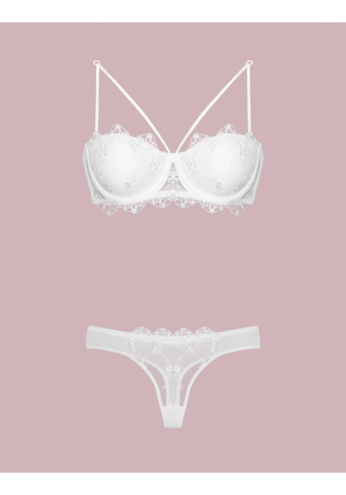 Nurteks 4591 Destekli Dantelli Sütyen Takım