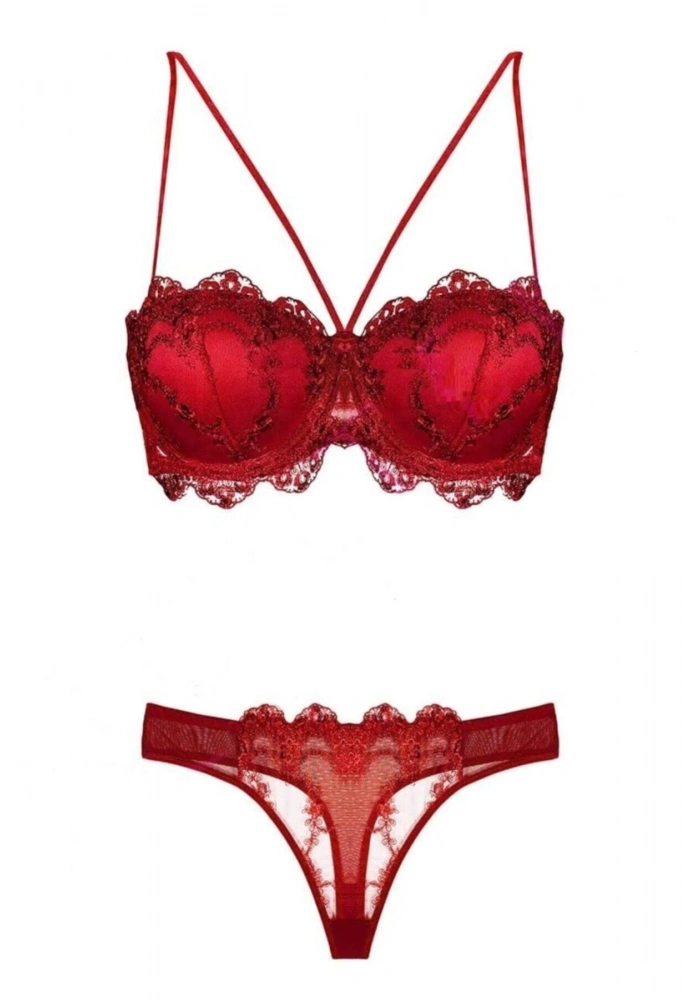 Nurteks 4591 Destekli Dantelli Sütyen Takım