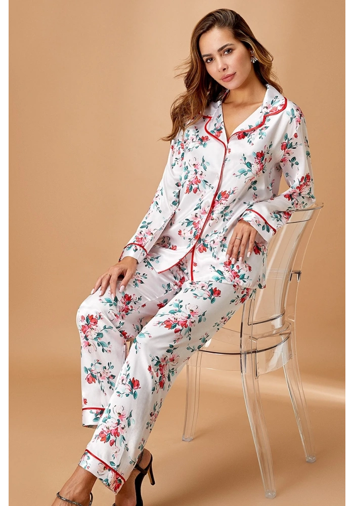 Nurteks 5654 Bayan Saten Pijama Takımı