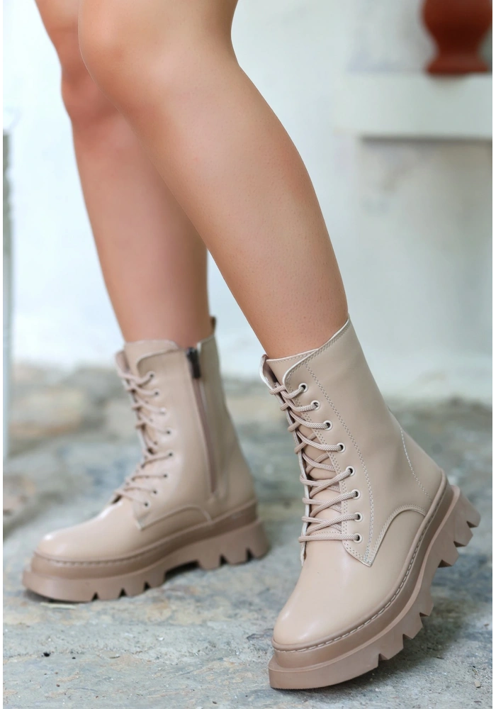 Orge Nude Cilt Bağcıklı Bot