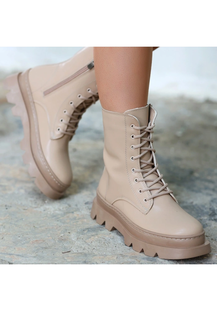 Orge Nude Cilt Bağcıklı Bot