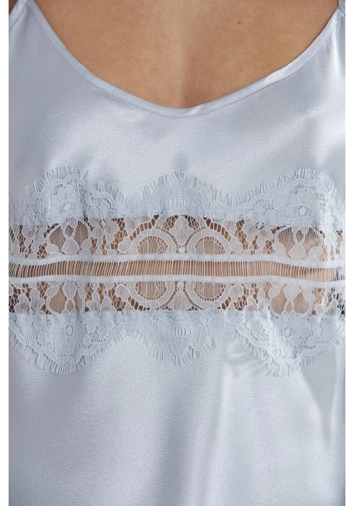 Pierre Cardin 2490 Bayan Sabahlıklı Saten Şort Takım