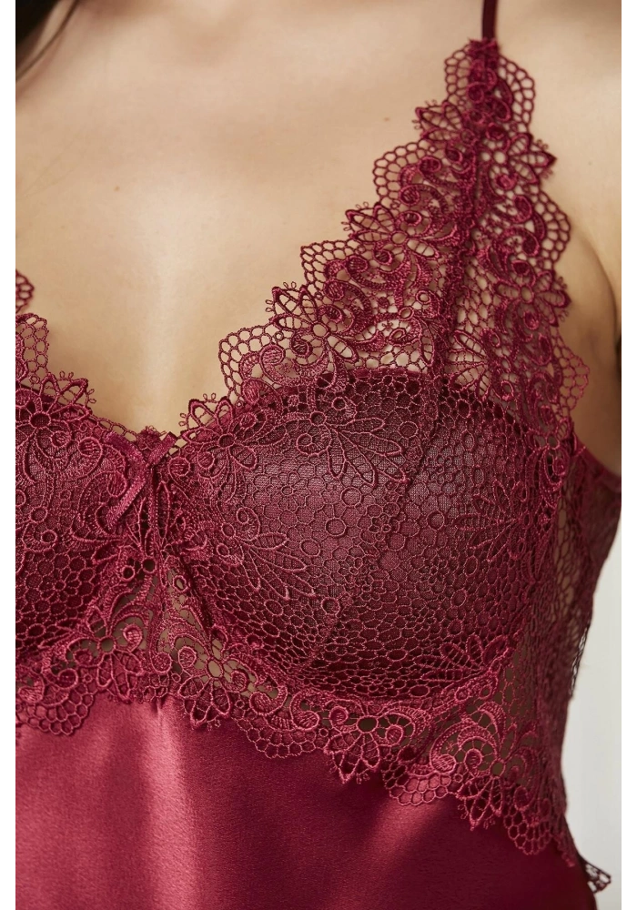 Pierre Cardin 6040 Kısa Gecelikli 6lı İpek Set