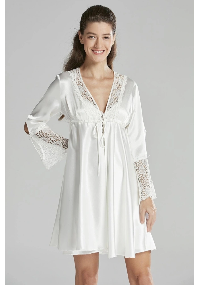 Pierre Cardin 6625 Kısa Gecelikli 6lı İpek Set