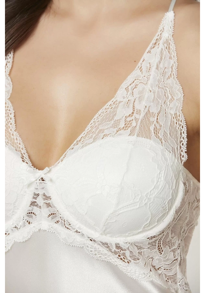 Pierre Cardin 7005 Sabahlıklı Şort Gecelik Takım