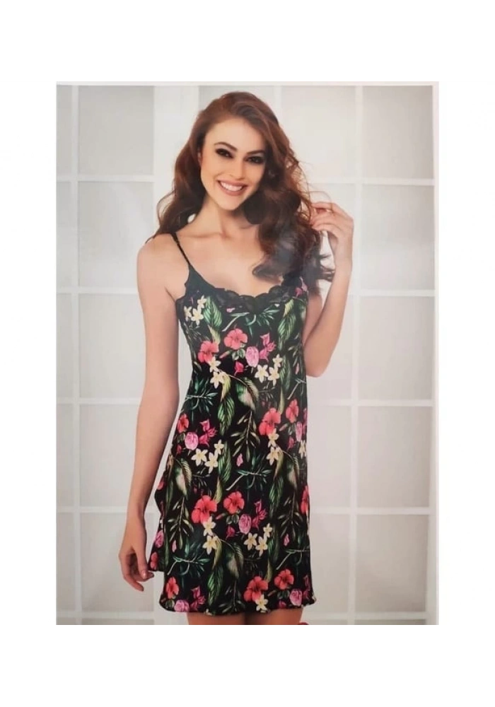 Pierre Cardin 865 Kısa Saten Gecelik