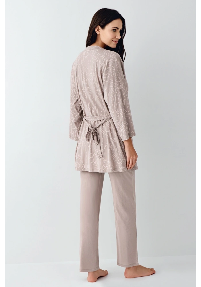 Pierre Cardin 9099-S 3lü Pijama Takımı