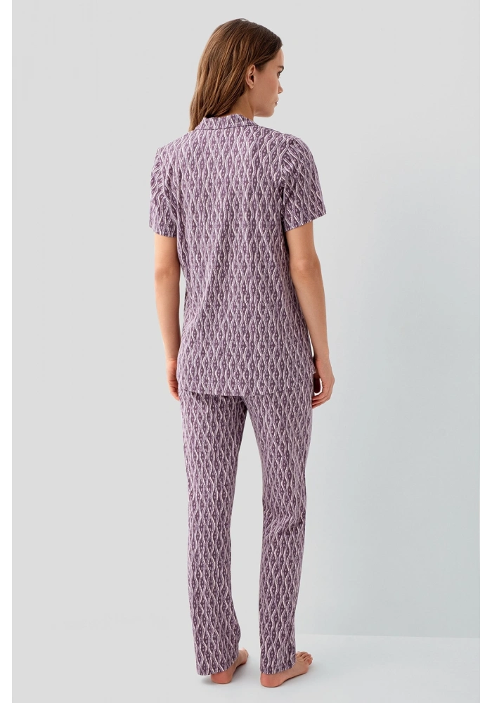 Pierre Cardin 9184-S Kadın Gömlek Pijama Takım