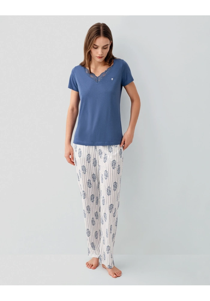 Pierre Cardin 9214-S Kadın Kısa Kol Pijama Takımı