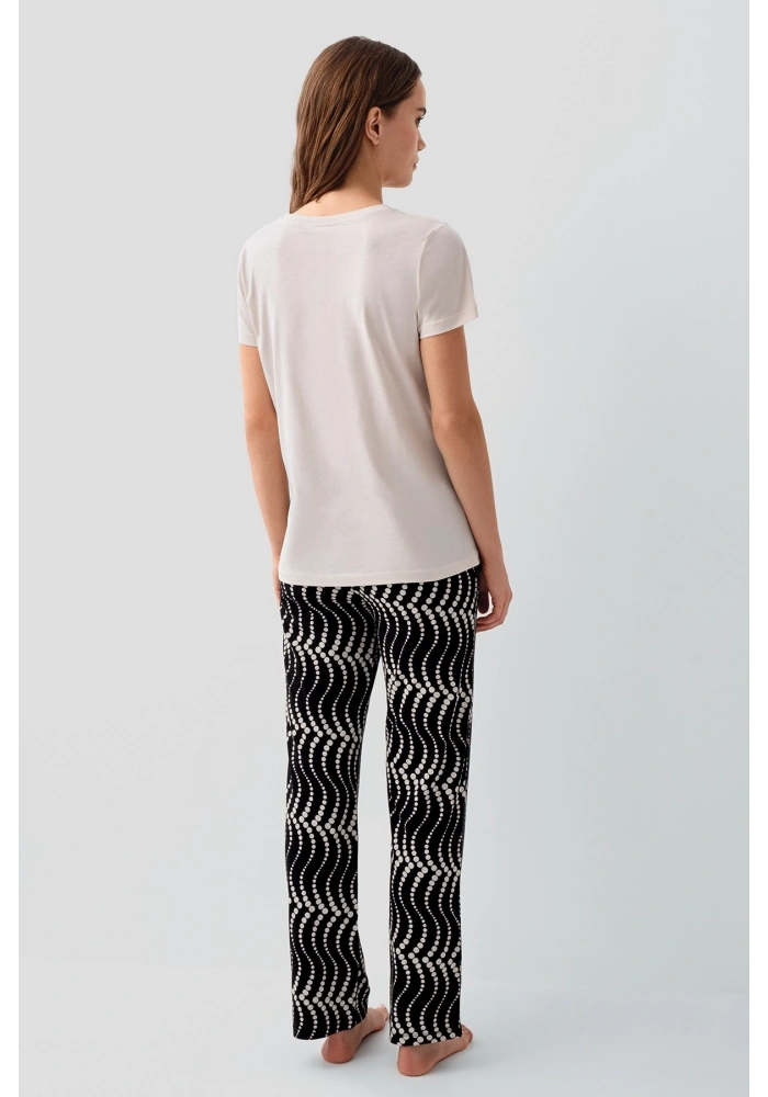 Pierre Cardin PC9165-S Kadın Kısa Kol Pijama Takımı