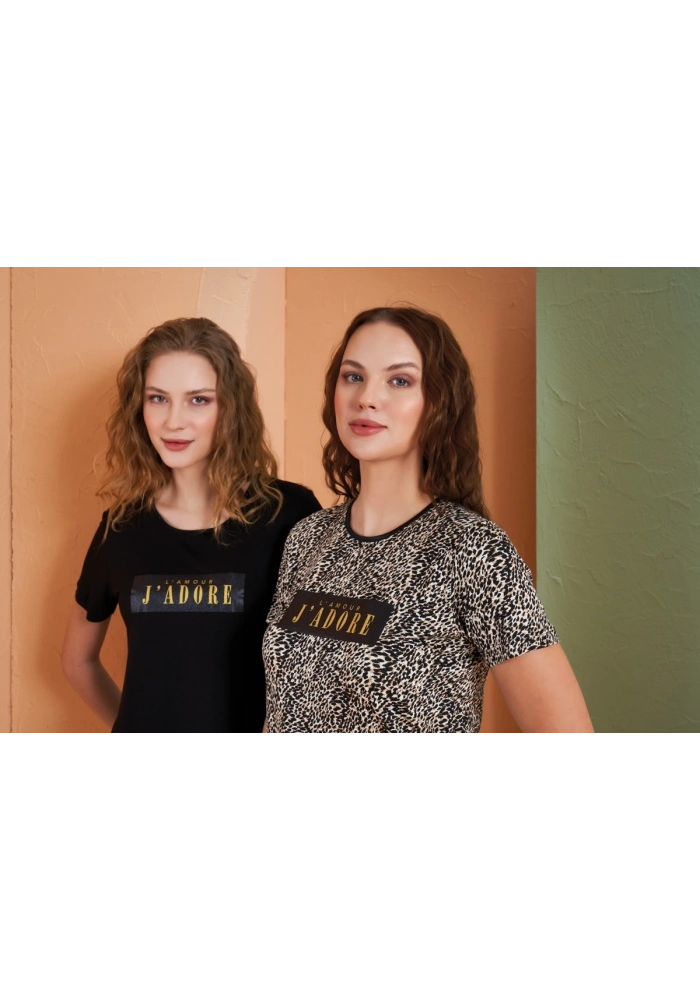 PJS 27036 Kadın Kısa Kol Pijama Takımı