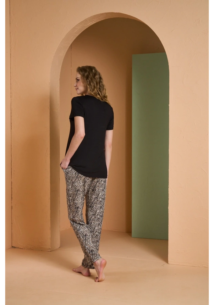 PJS 27036 Kadın Kısa Kol Pijama Takımı