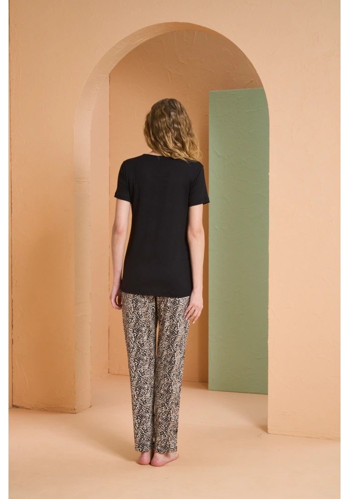 PJS 27036 Kadın Kısa Kol Pijama Takımı