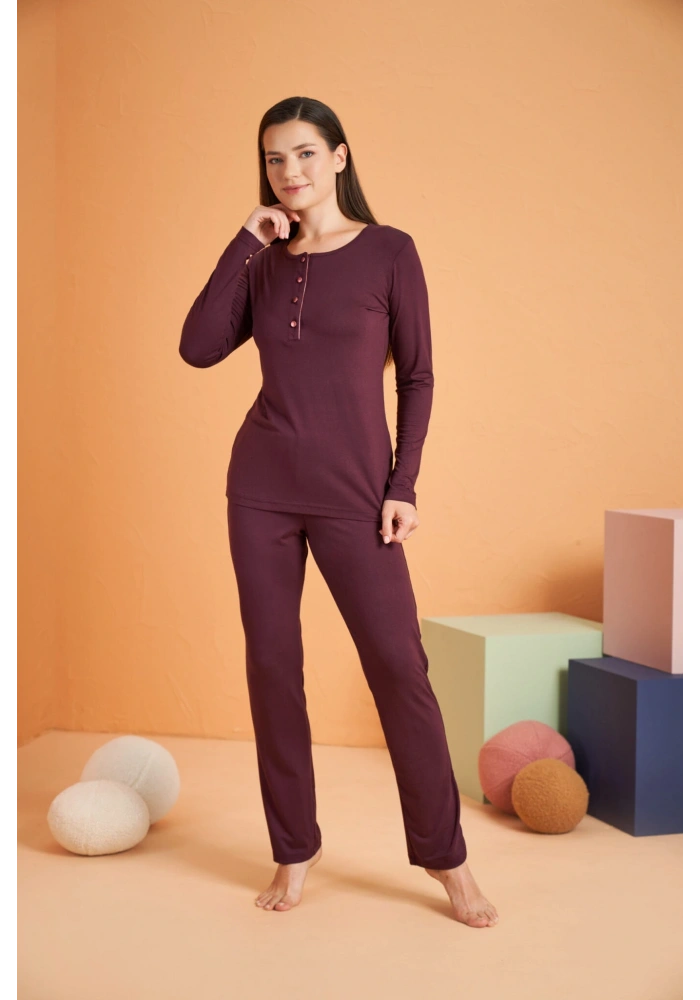PJS 28048 Kadın Patlı Pijama Takım