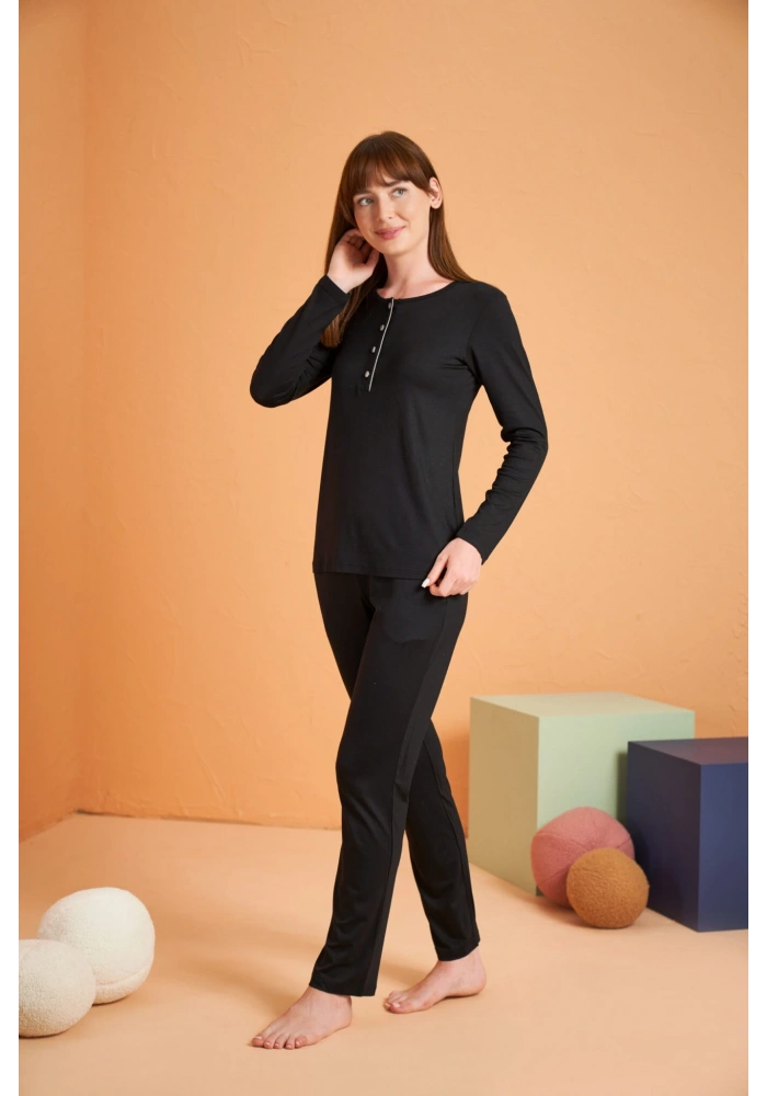 PJS 28048 Kadın Patlı Pijama Takım