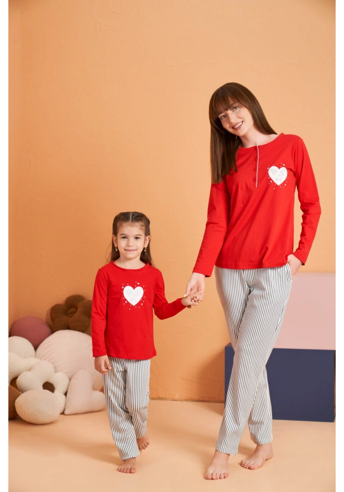 Pjs 28062 Kadın Patlı Pijama Takım