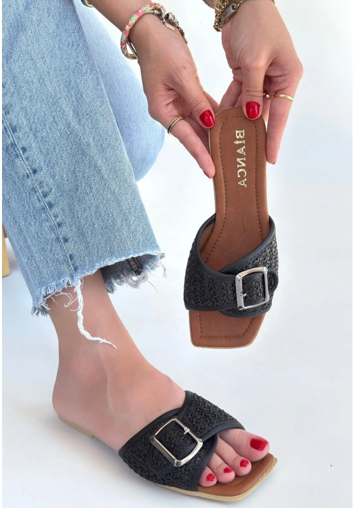 Revin Siyah Cilt Terlik