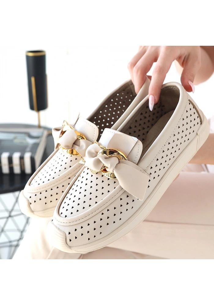 Riwan Bej Cilt Babet Ayakkabı