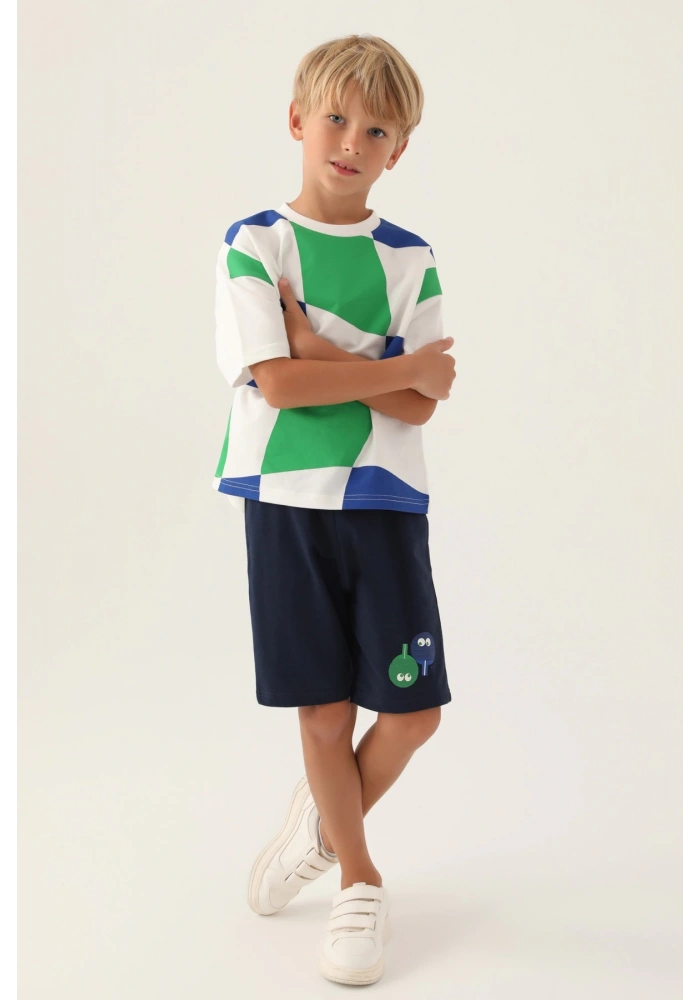 Roly Poly 3336-2 Erkek Çocuk Şort Takım