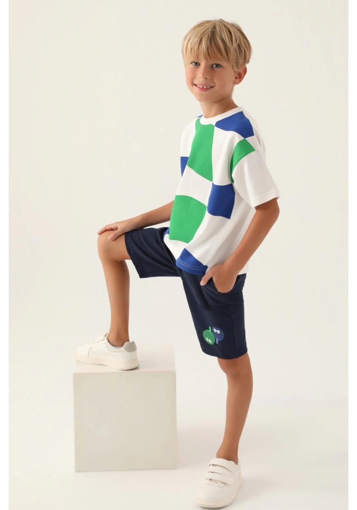 Roly Poly 3336-2 Erkek Çocuk Şort Takım
