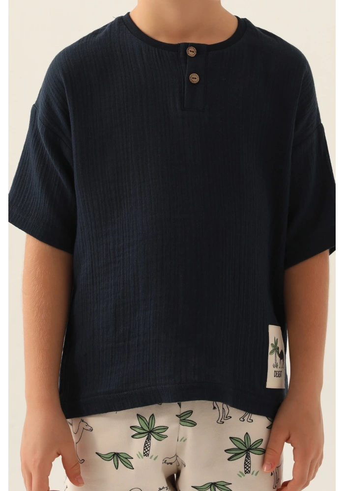 Roly Poly 3342-2 Erkek Çocuk Kapri Takım