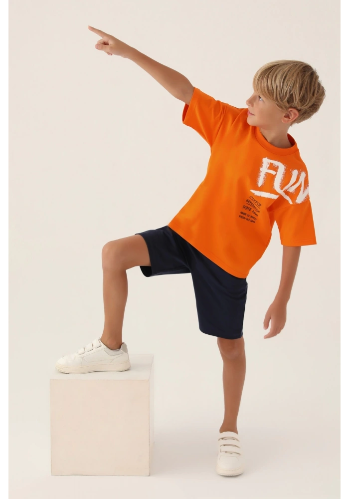 Roly Poly 3352-2 Erkek Çocuk Kapri Takımı