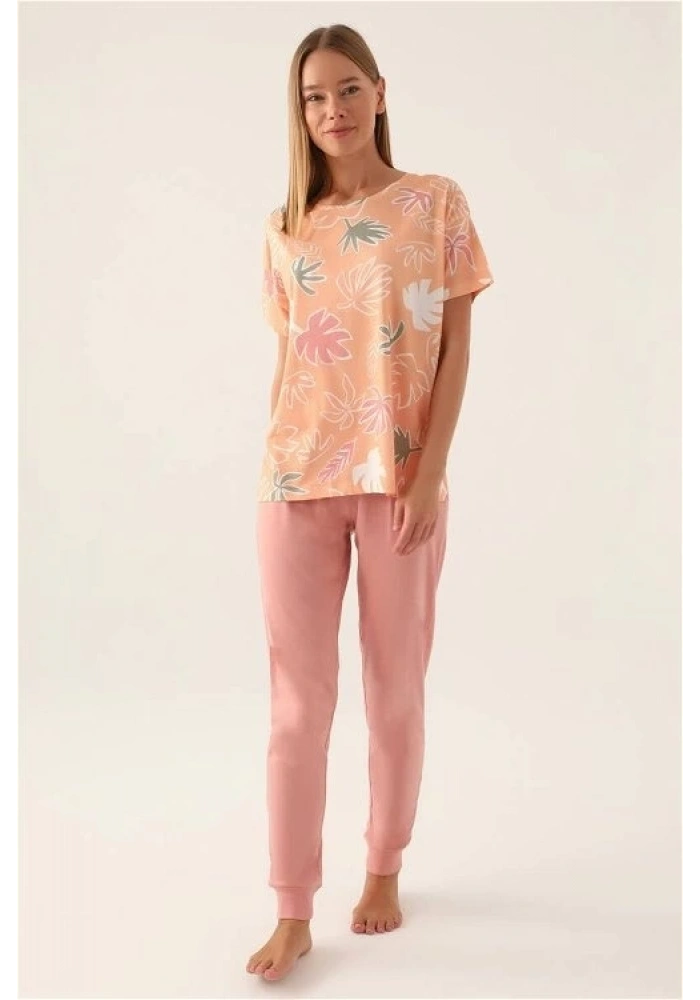 RolyPoly 3386-S Kadın Kısa Kol Pijama Takımı