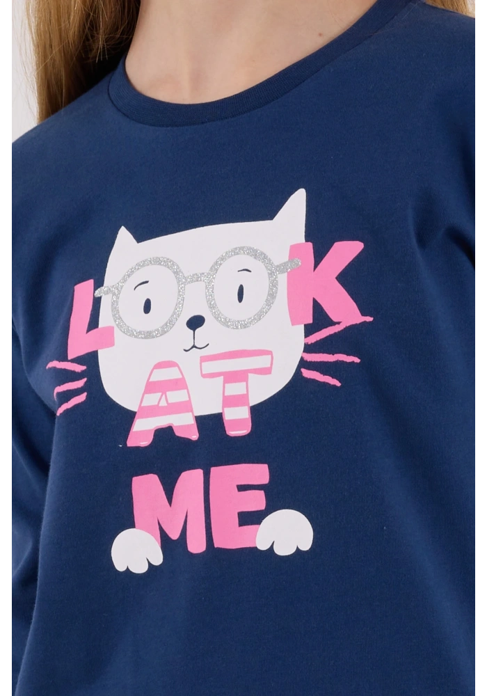 RolyPoly 3696-2 Kız Çocuk Uzun Kol Pijama Takım