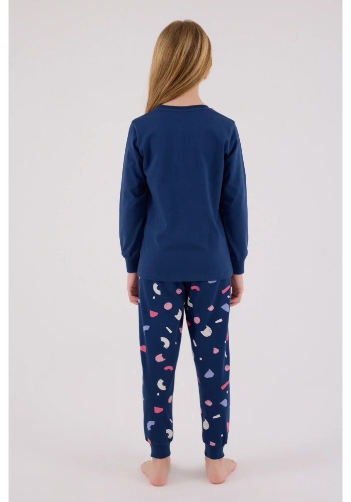 RolyPoly 3696-2 Kız Çocuk Uzun Kol Pijama Takım