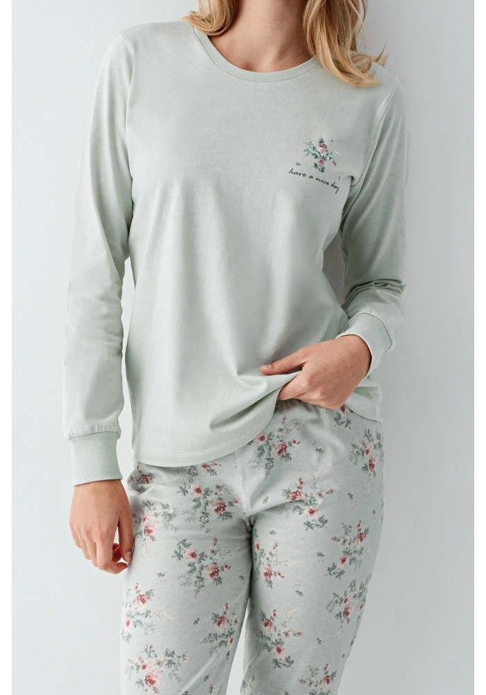 RolyPoly 3703-S Kadın Uzun Kol Pijama Takım