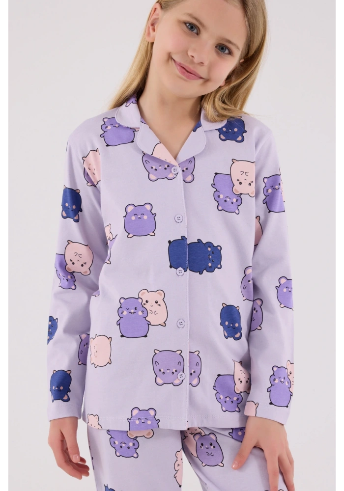 RolyPoly 3706-2 Kız Çocuk Pijama Takımı