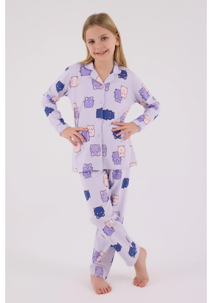 RolyPoly 3706-G Kız Çocuk  Pijama Takımı