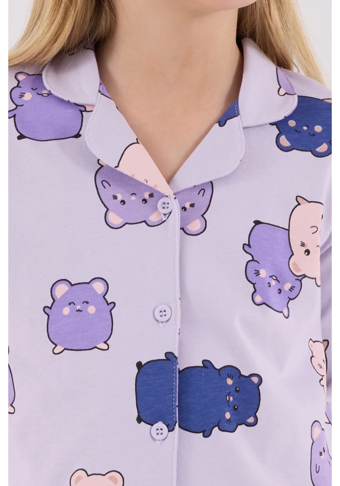 RolyPoly 3706-G Kız Çocuk  Pijama Takımı