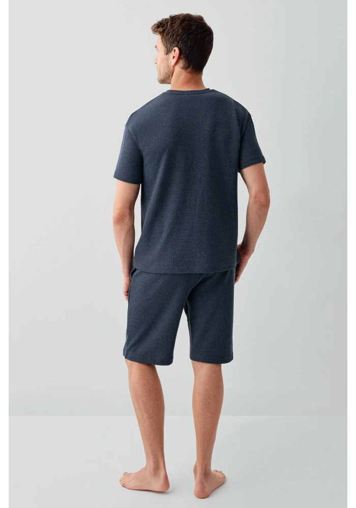 RolyPoly 3725-S Erkek O Yaka Bermuda Takım