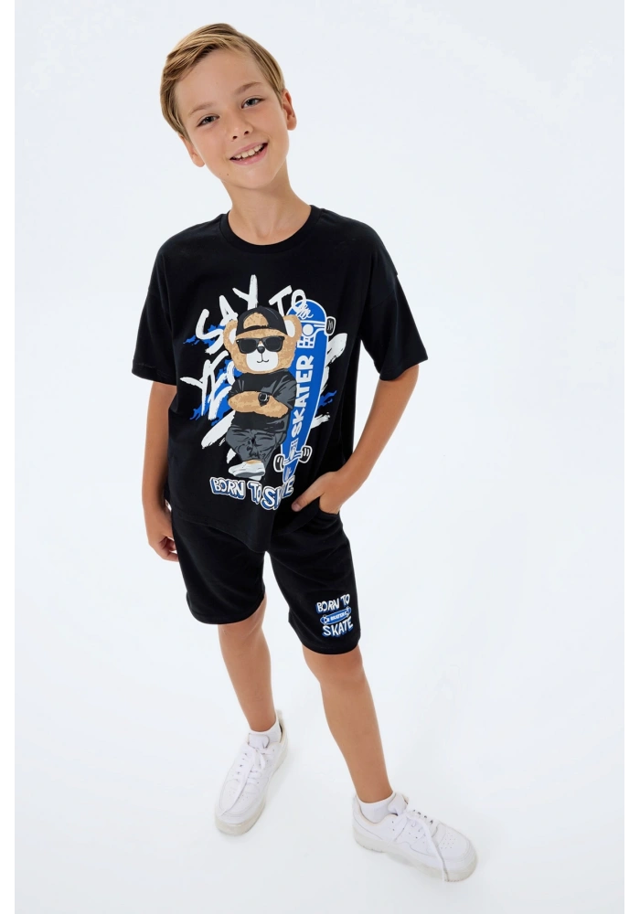 RolyPoly 3733-G Erkek Garson Bermuda Takım