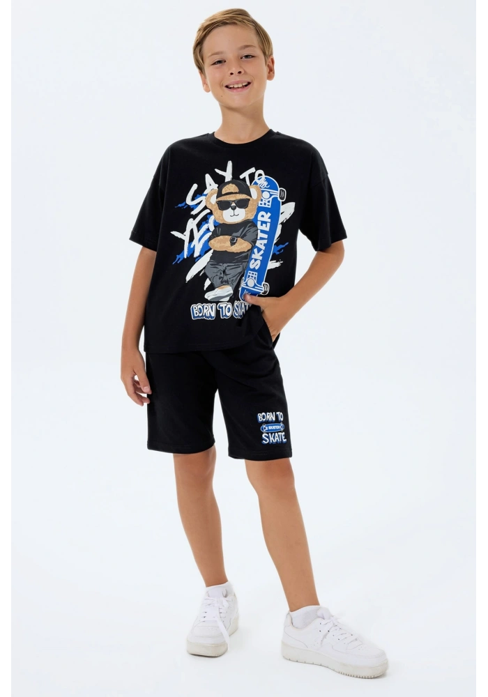 RolyPoly 3733-G Erkek Garson Bermuda Takım