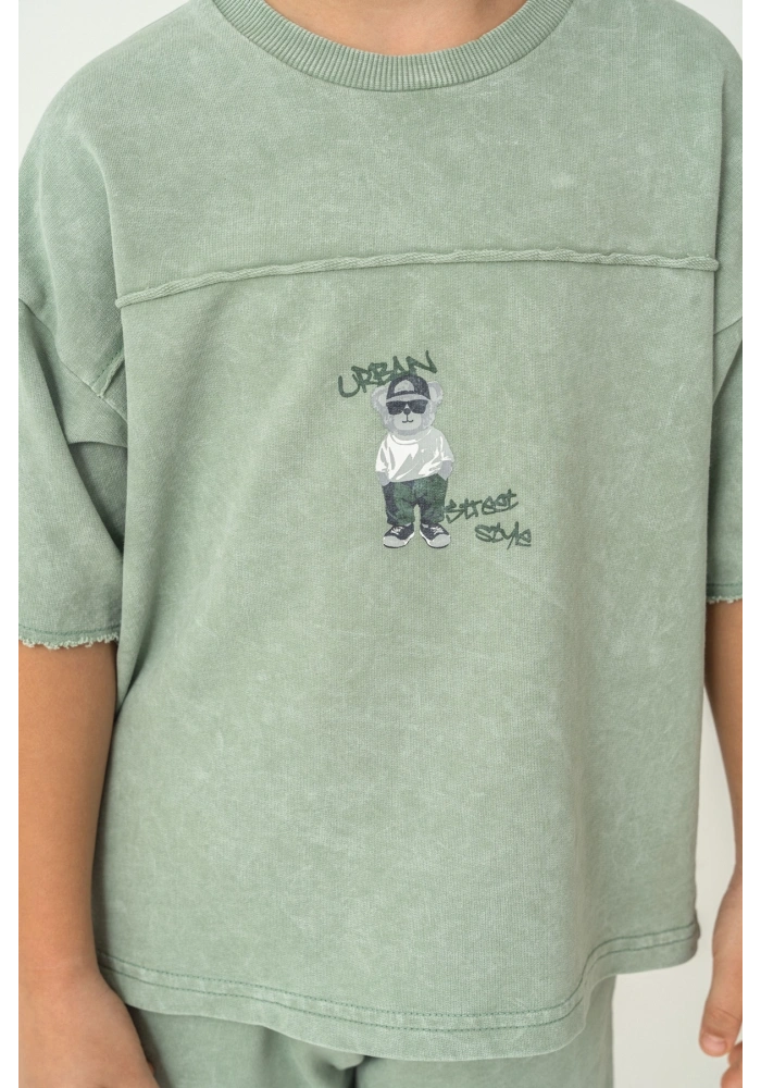 RolyPoly 3734-G Erkek Garson Bermuda Takım