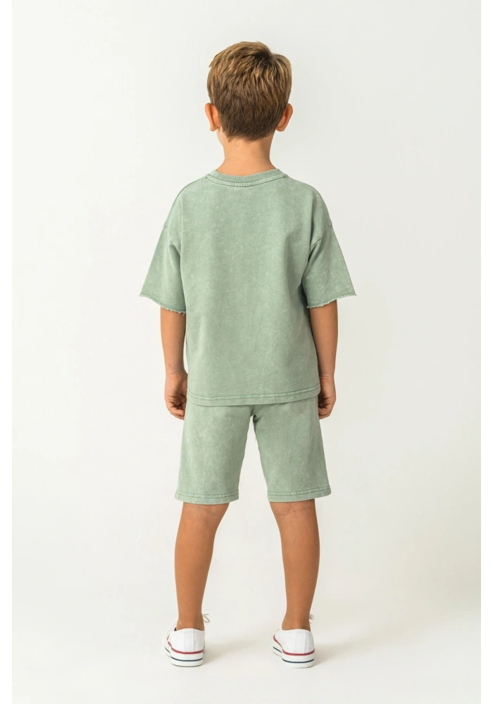 RolyPoly 3734-G Erkek Garson Bermuda Takım