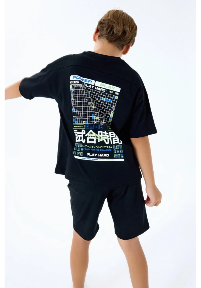 RolyPoly 3750-G Erkek Garson Bermuda Takım