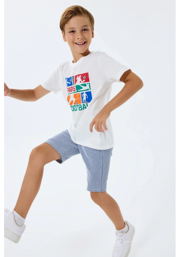 RolyPoly 3755-G Erkek Çocuk Bermuda Takım