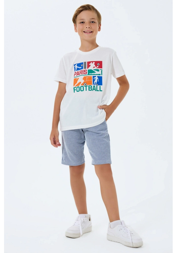 RolyPoly 3755-G Erkek Çocuk Bermuda Takım